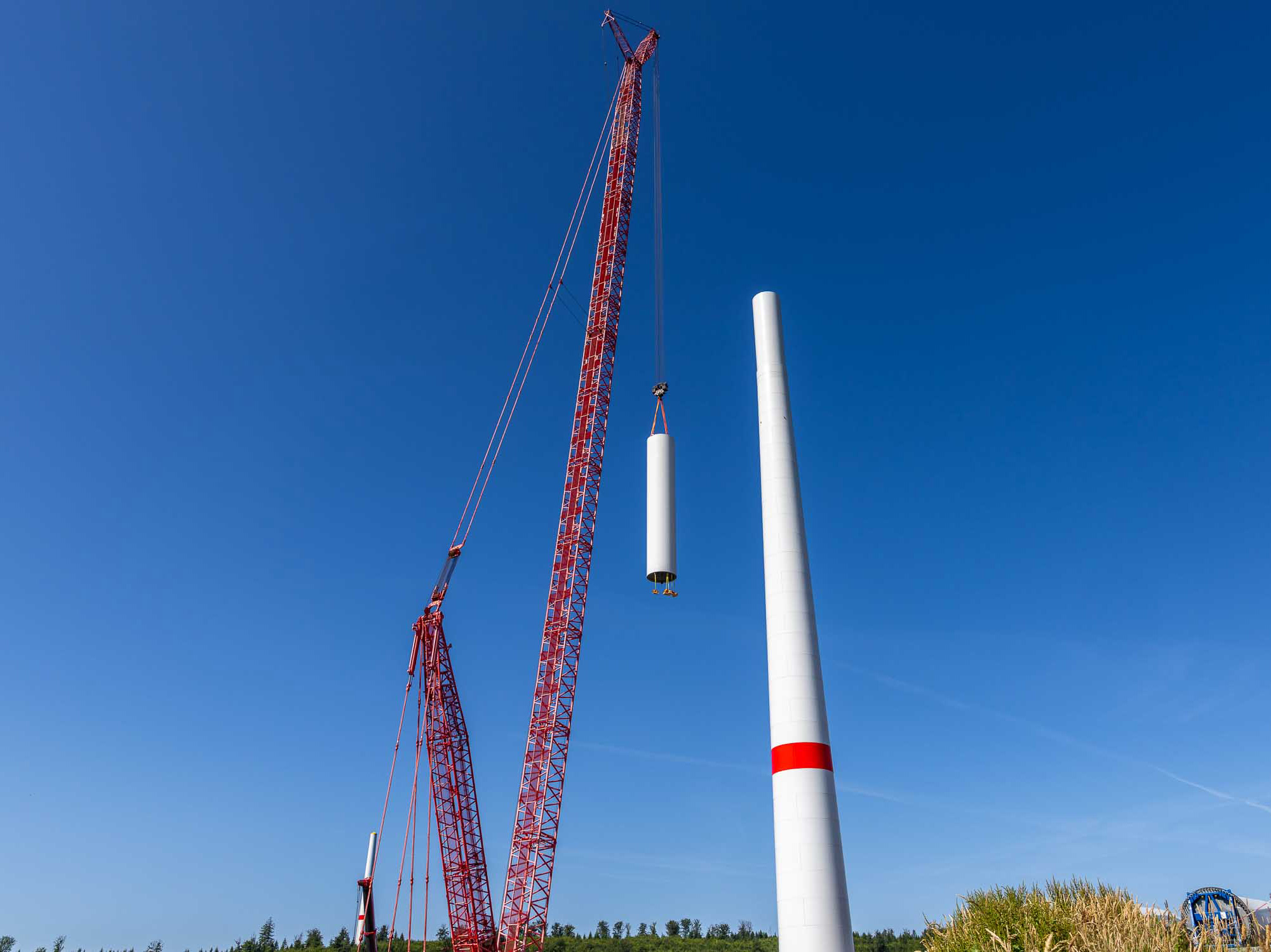 Windrad Bad Berleburg wird gebaut
